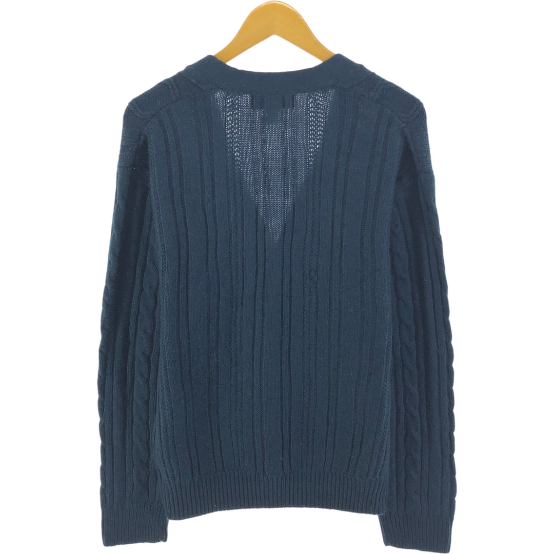 90'S Town Craft Acrylic Knit Cardigan Men's M Size Vintage /eaa520984