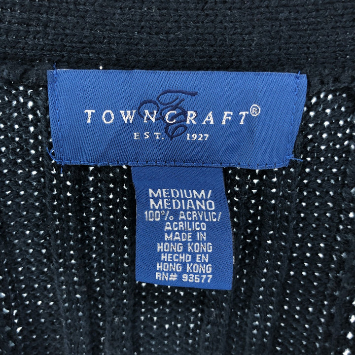 90'S Town Craft Acrylic Knit Cardigan Men's M Size Vintage /eaa520984