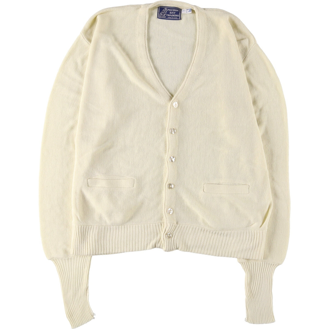 PECONIC BAY TRADERS Acrylic Knit Cardigan Made in USA Men's XL /eaa520987