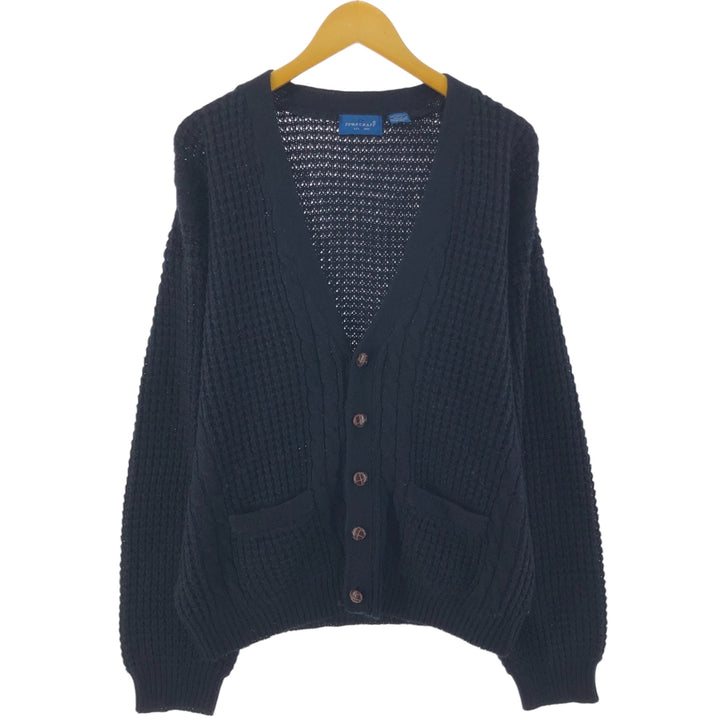 90'S Town Craft Acrylic Knit Cardigan Men's XL Vintage /eaa520989