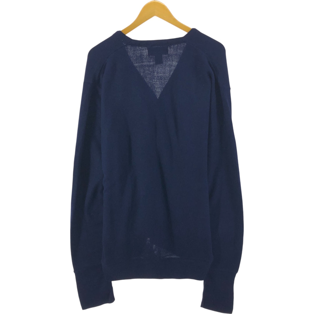 DAVID TAYLOR Acrylic knit cardigan made in USA, men's size L /eaa520993