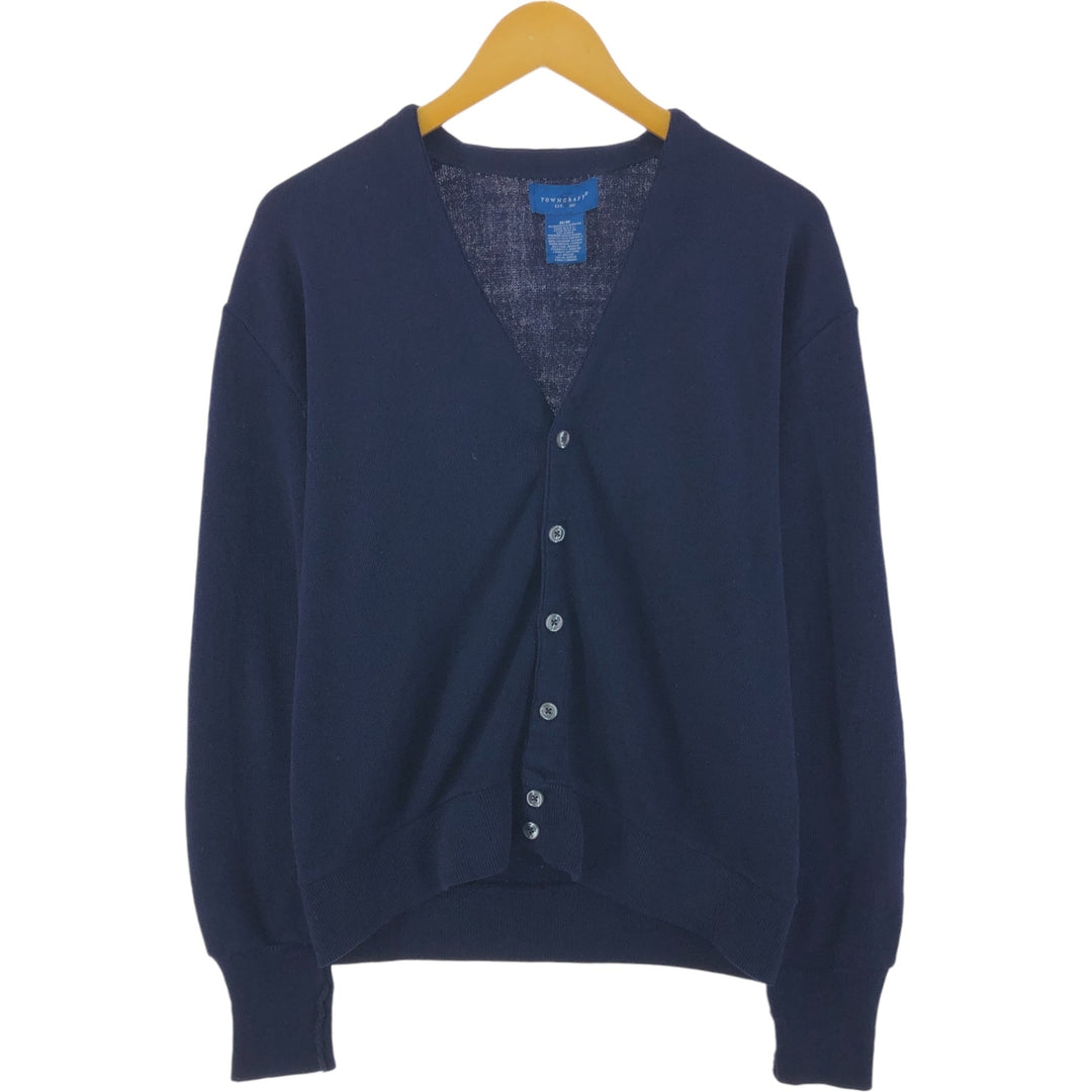 90'S Town Craft Acrylic Knit Cardigan Made in USA Men's M Size Vintage /eaa520998