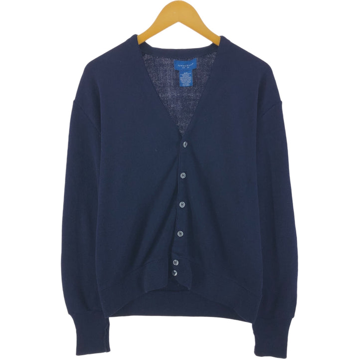 90'S Town Craft Acrylic Knit Cardigan Made in USA Men's M Size Vintage /eaa520998