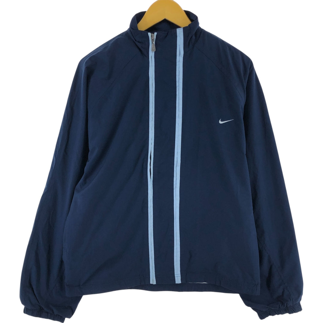 00'S Nike Windbreaker Men's Size L polyester navy blue type Vintage Second Hand