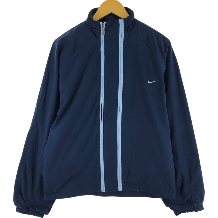00'S Nike Windbreaker Men's Size L polyester navy blue type Vintage Second Hand