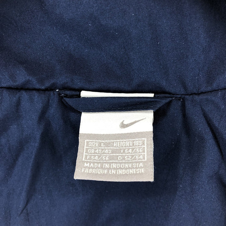 00'S Nike Windbreaker Men's Size L polyester navy blue type Vintage Second Hand