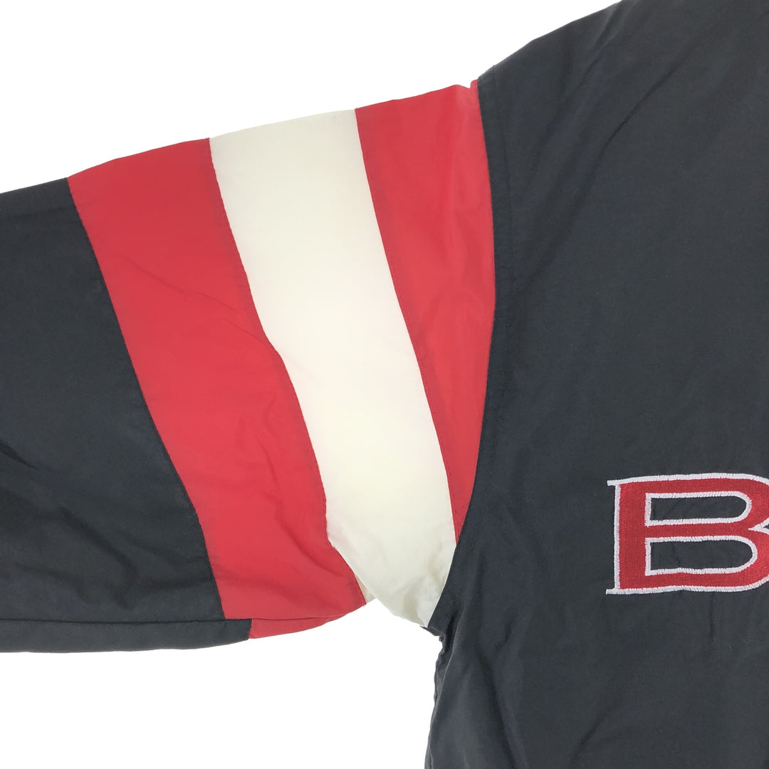 Vintage 1990'S LOGO7 NBA Chicago Bulls nylon jacket, size L, men's Nylon black type Vintage Second Hand