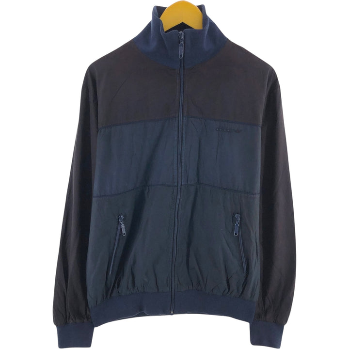 Vintage 1980'S Adidas zip-up jacket, men's size XL unclear black type Vintage Second Hand