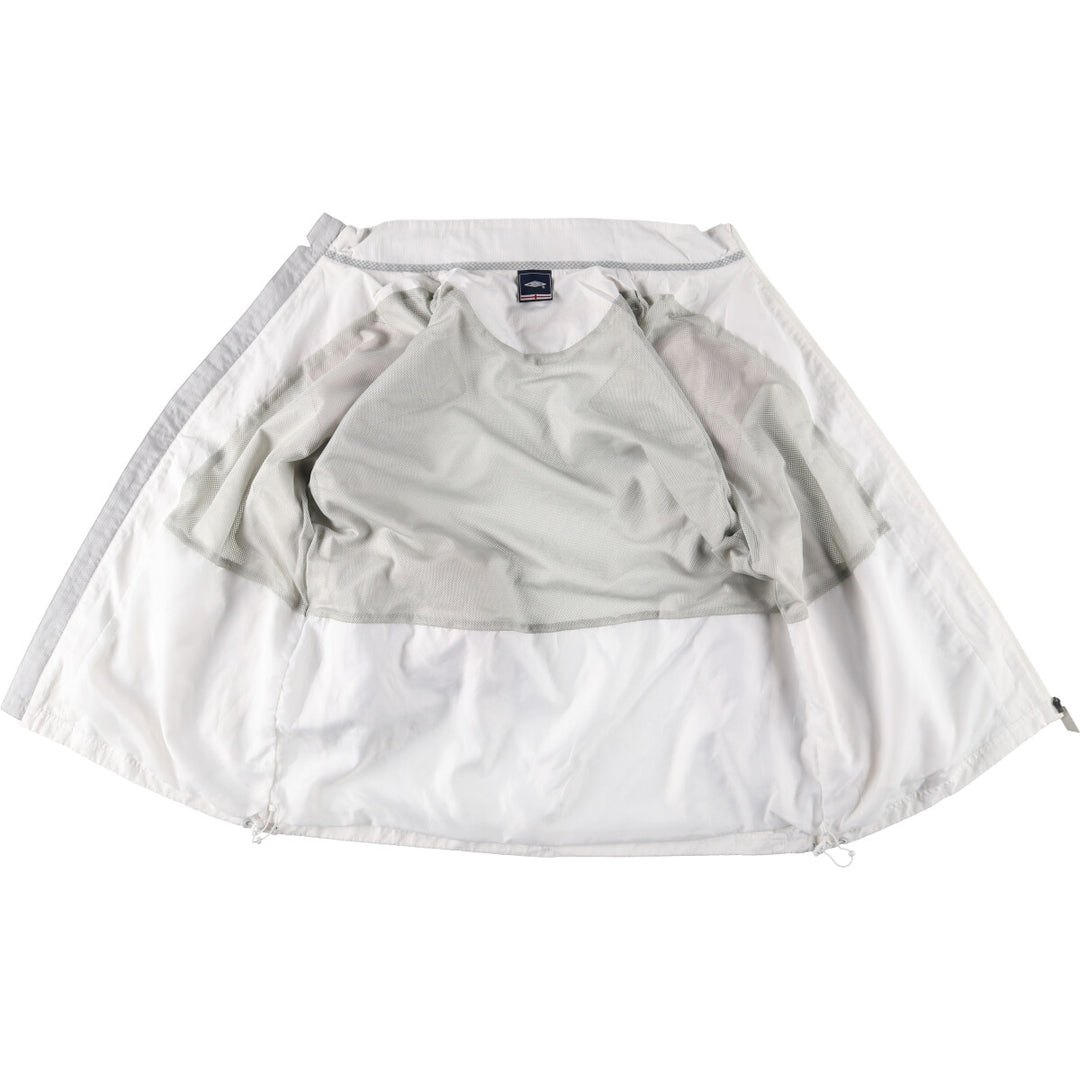 Vintage 90'S Umbro England zip-up jacket, men's size XL unclear white type Vintage Second Hand