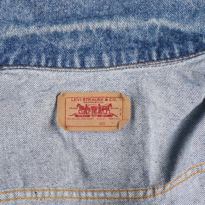 90'S Levi's 70507-0218 denim jacket, denim jacket, made in USA, men's size M, vintage /eaa521014