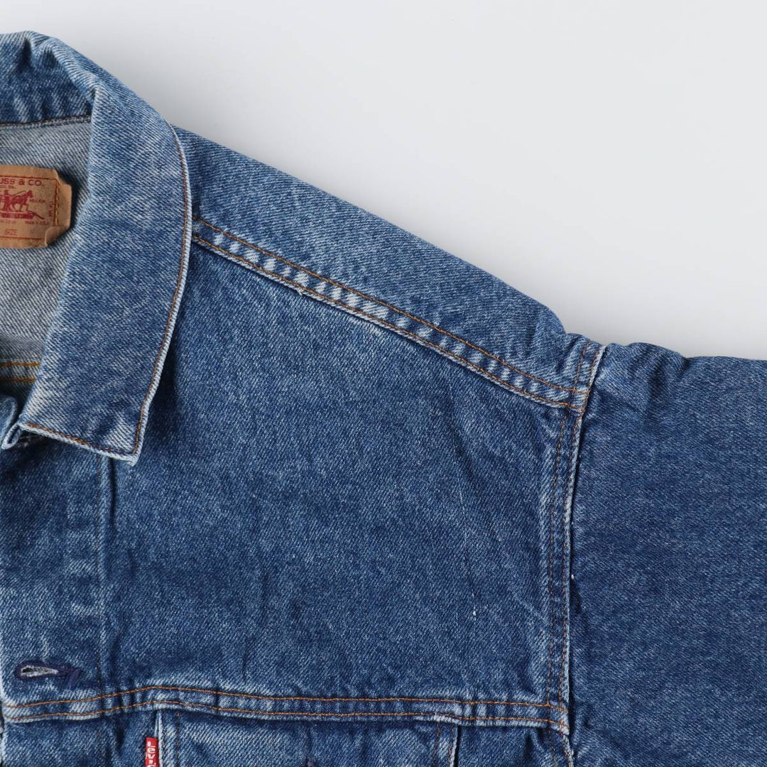 90'S Levi's 70507-0218 denim jacket, denim jacket, made in USA, men's size M, vintage /eaa521014