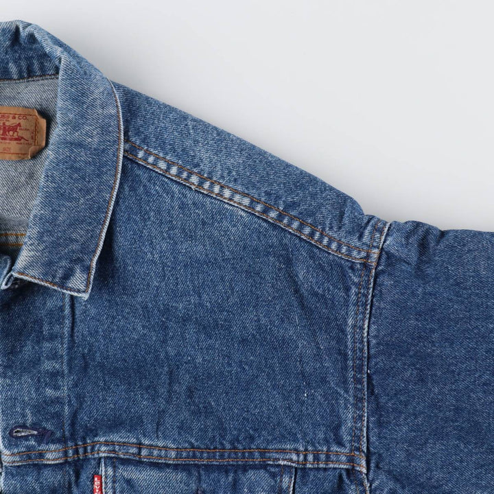90'S Levi's 70507-0218 denim jacket, denim jacket, made in USA, men's size M, vintage /eaa521014