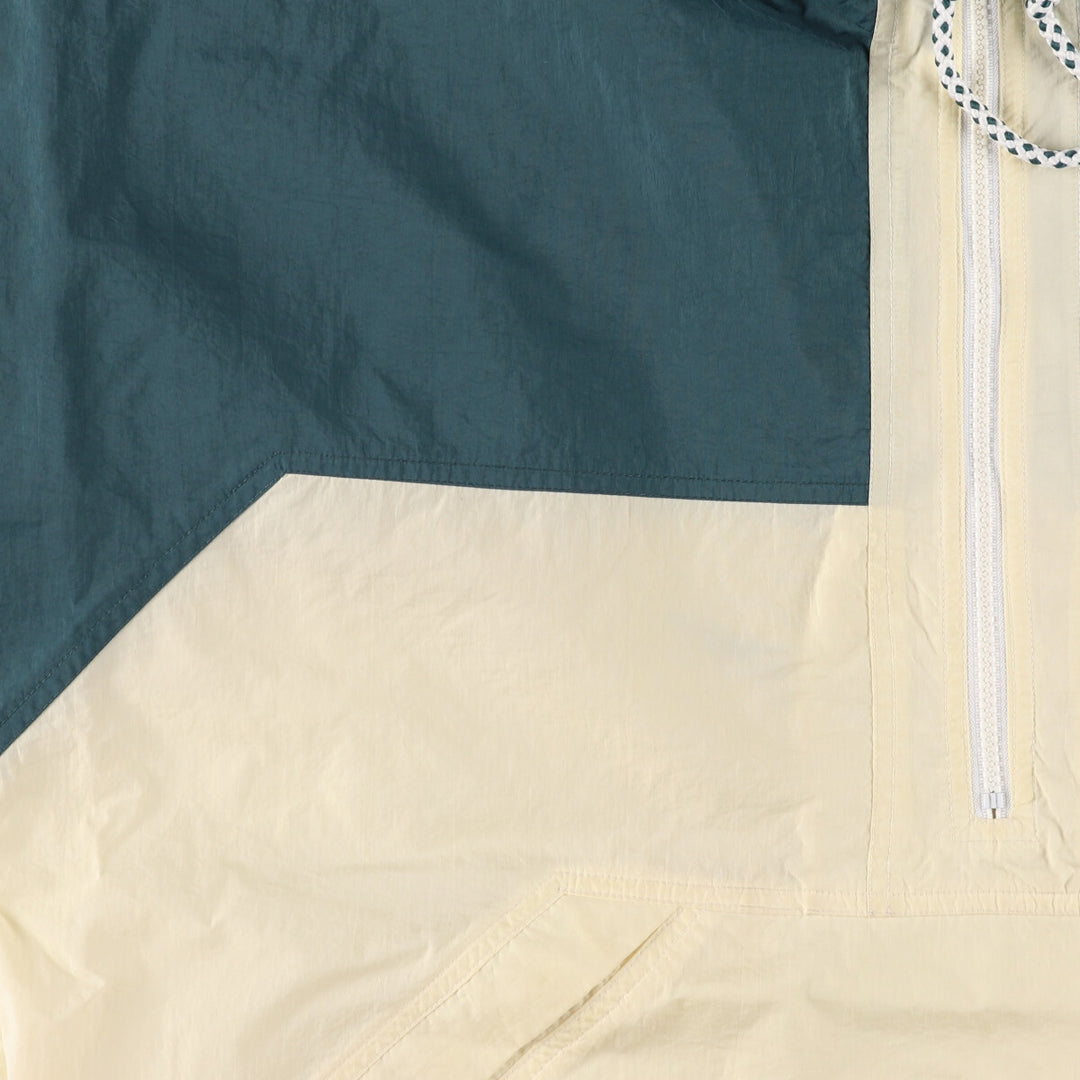 90'S Nike Back Logo Half Zip Nylon Pullover Hoodie Men's L Size Vintage /eaa521046