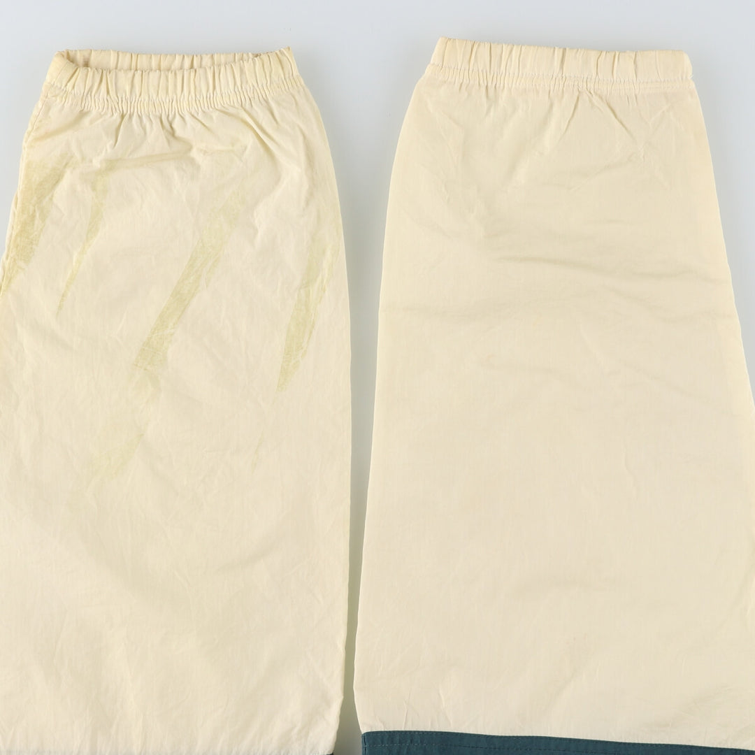 90'S Nike Back Logo Half Zip Nylon Pullover Hoodie Men's L Size Vintage /eaa521046