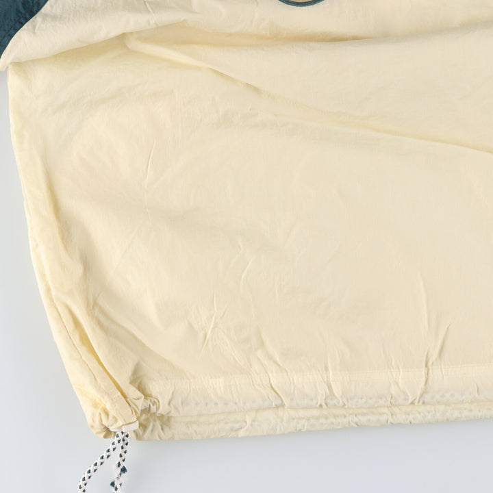 90'S Nike Back Logo Half Zip Nylon Pullover Hoodie Men's L Size Vintage /eaa521046