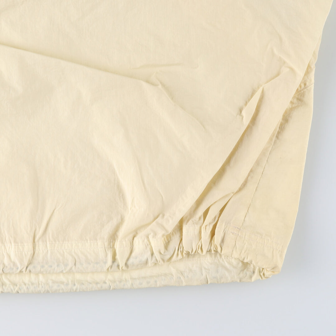 90'S Nike Back Logo Half Zip Nylon Pullover Hoodie Men's L Size Vintage /eaa521046