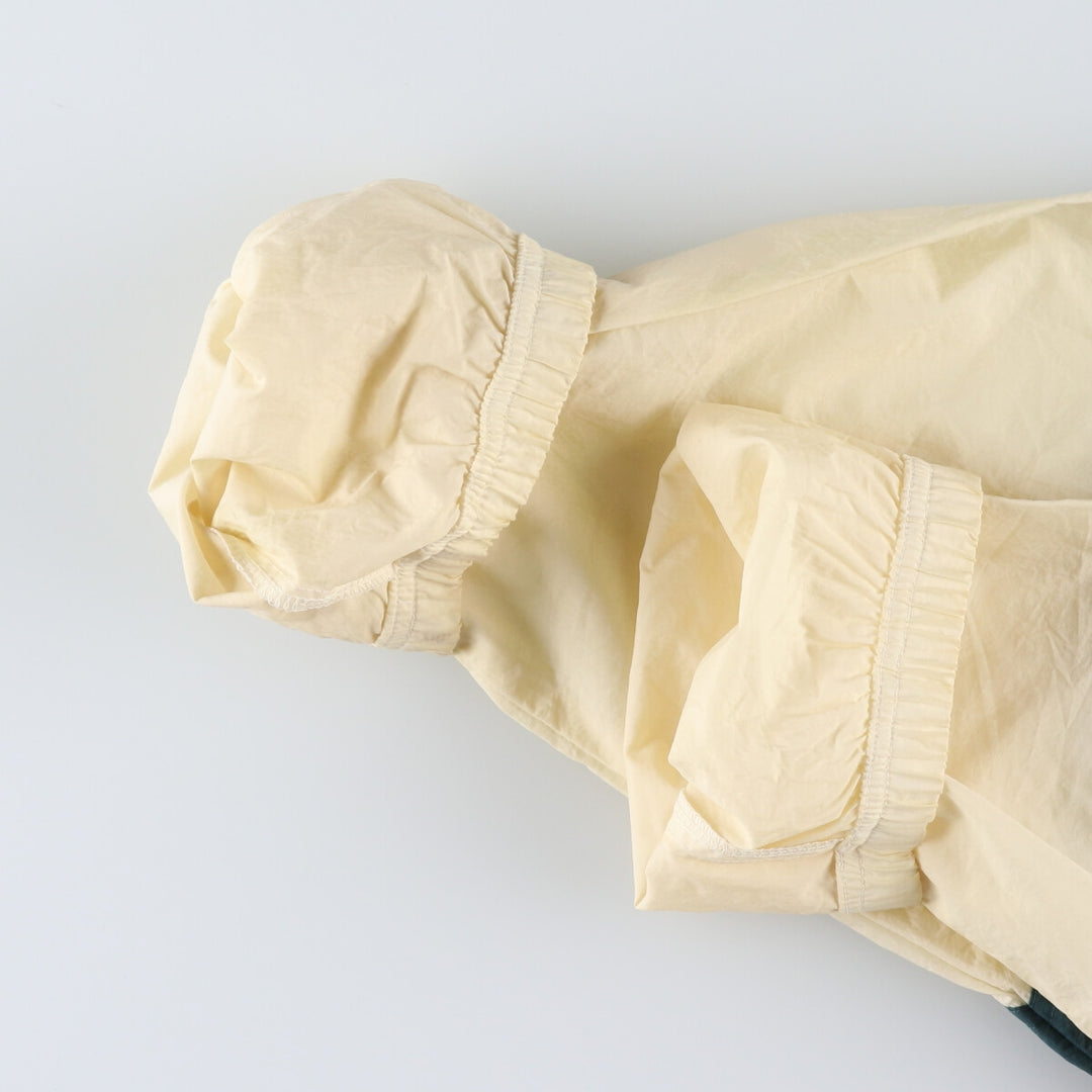 90'S Nike Back Logo Half Zip Nylon Pullover Hoodie Men's L Size Vintage /eaa521046