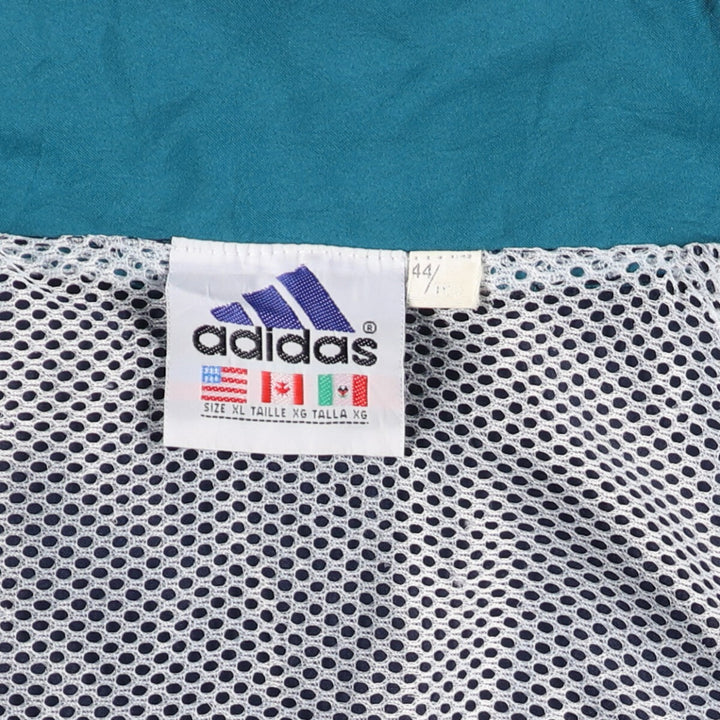90'S Adidas nylon jacket made in USA, men's XL size, vintage / eaa521060