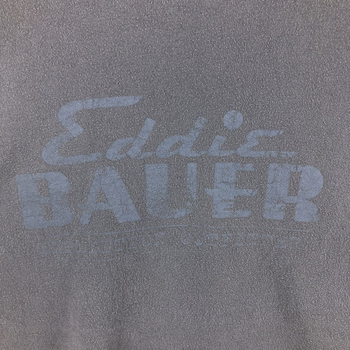 Eddie Bauer logo sweatshirt, men's size XL cotton Khaki type Vintage Second Hand