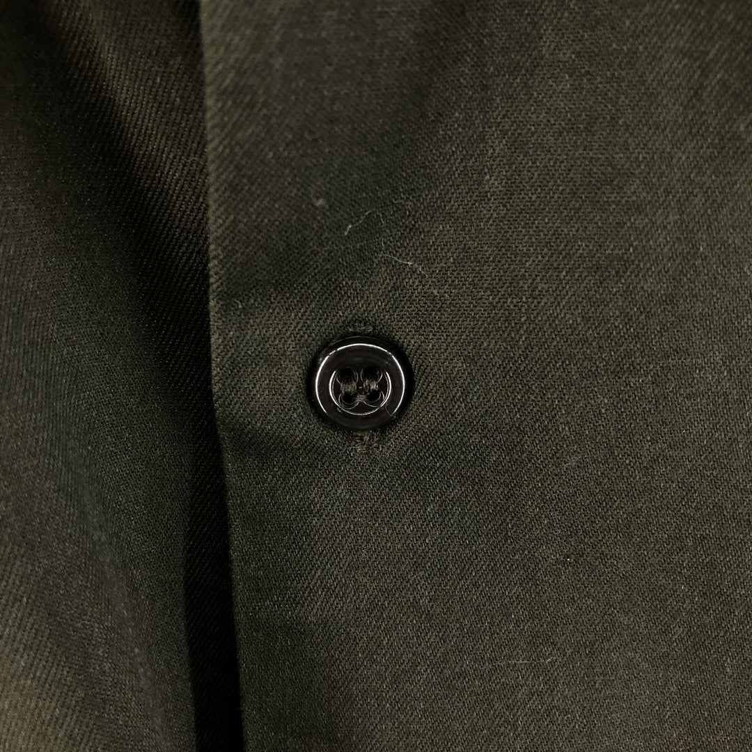 Vintage 1970'S Big Mac JC Penney long-sleeved work shirt, size M, men's unclear Khaki type sage green Vintage Second Hand