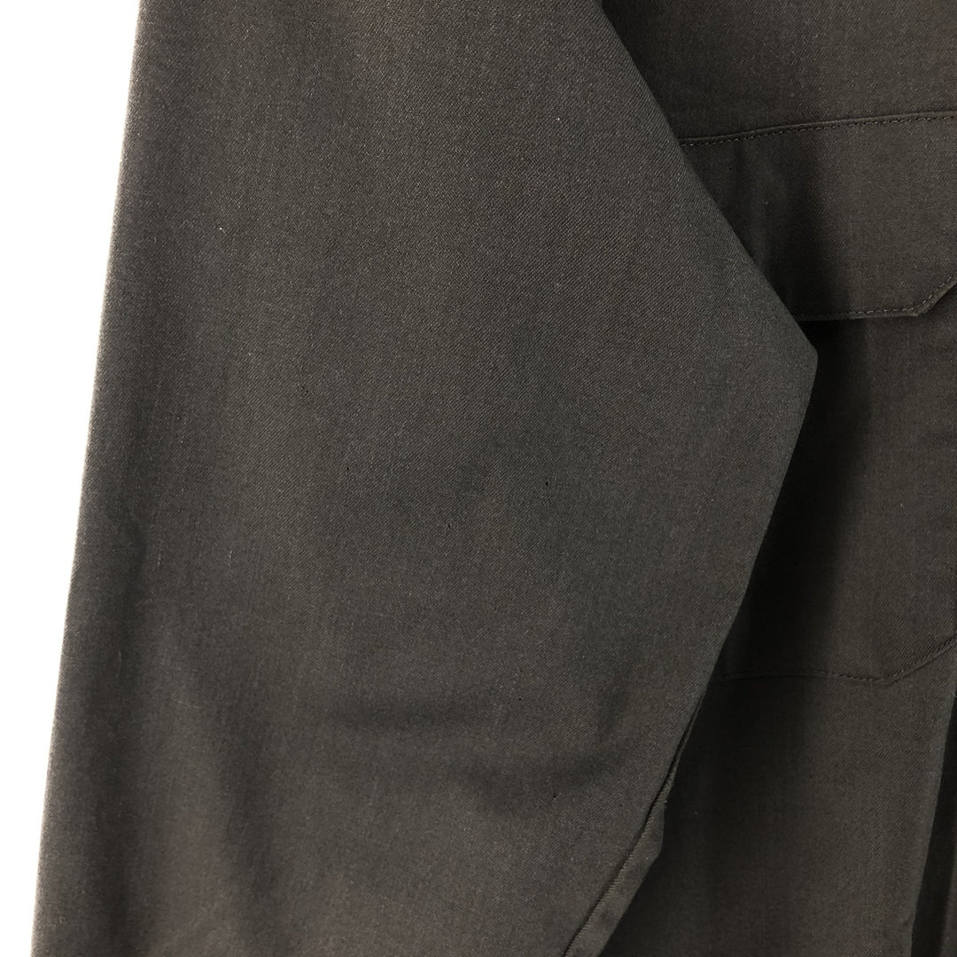 Vintage 1970'S Big Mac JC Penney long-sleeved work shirt, size M, men's unclear Khaki type sage green Vintage Second Hand