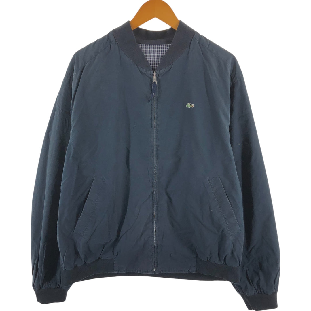 LACOSTE Check Pattern Reversible Windbreaker 60/8 Men's XL /eaa521121