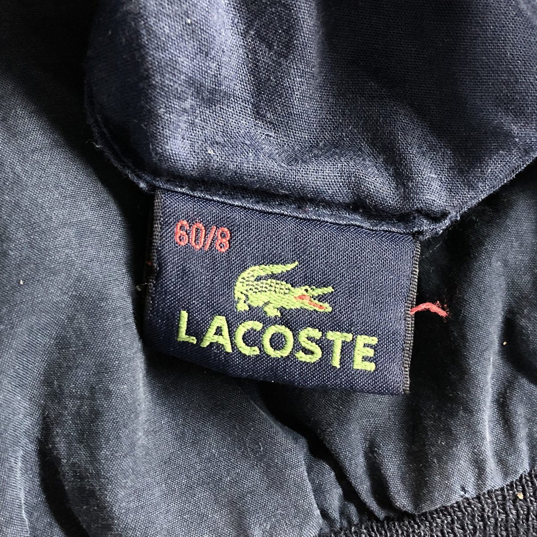 LACOSTE Check Pattern Reversible Windbreaker 60/8 Men's XL /eaa521121