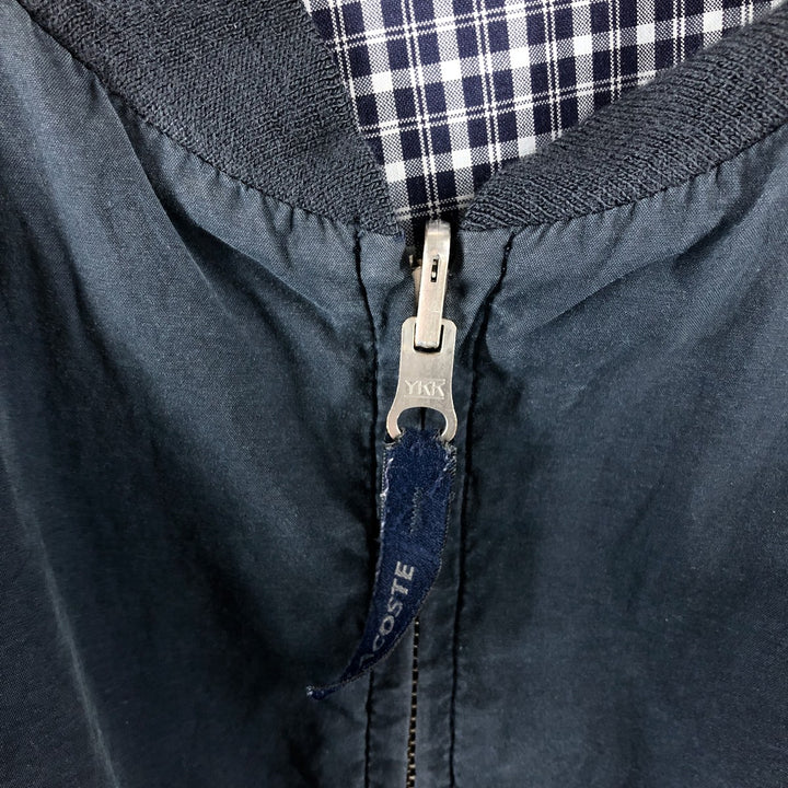 LACOSTE Check Pattern Reversible Windbreaker 60/8 Men's XL /eaa521121