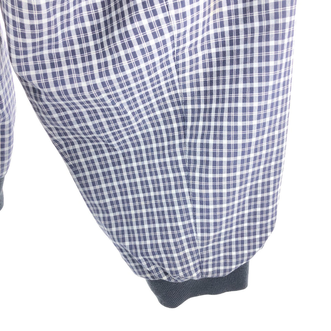 LACOSTE Check Pattern Reversible Windbreaker 60/8 Men's XL /eaa521121