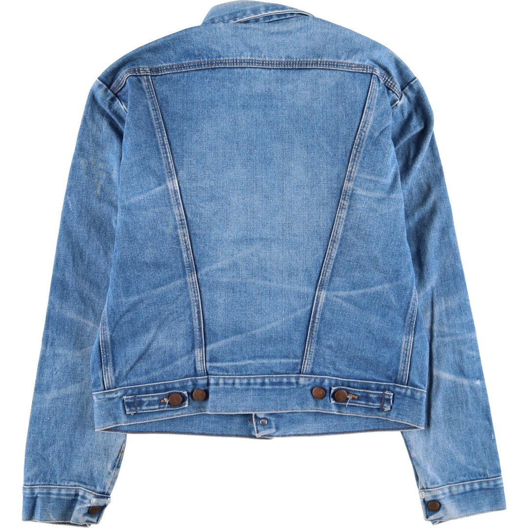 80'S Wrangler Black Tag Denim Jacket, G-Jean, Made in USA, Men's M Size, Vintage /eaa521126