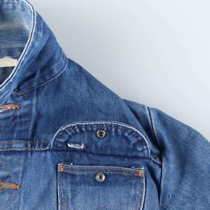 80'S Wrangler Black Tag Denim Jacket, G-Jean, Made in USA, Men's M Size, Vintage /eaa521126