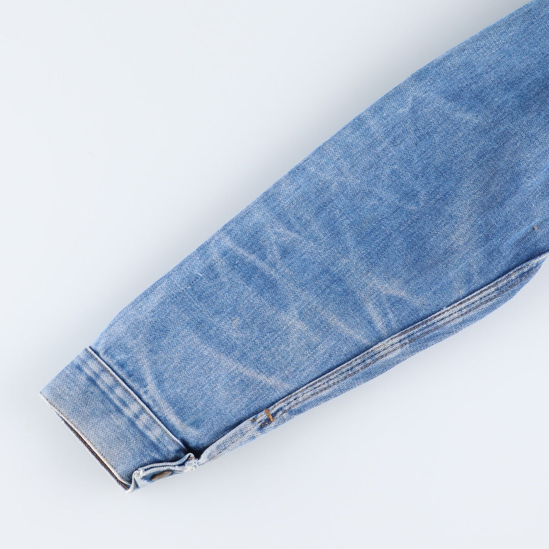 80'S Wrangler Black Tag Denim Jacket, G-Jean, Made in USA, Men's M Size, Vintage /eaa521126