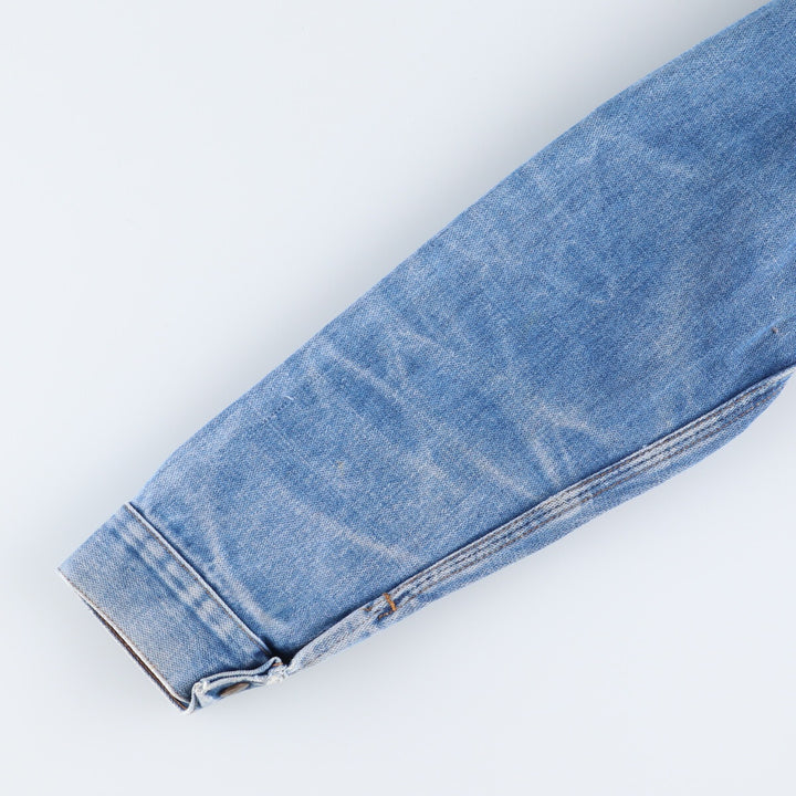 80'S Wrangler Black Tag Denim Jacket, G-Jean, Made in USA, Men's M Size, Vintage /eaa521126