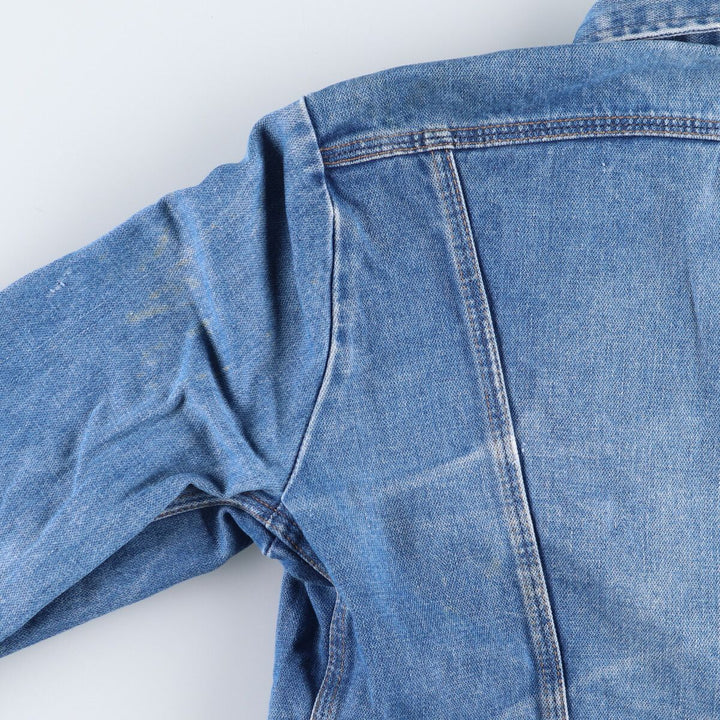 80'S Wrangler Black Tag Denim Jacket, G-Jean, Made in USA, Men's M Size, Vintage /eaa521126