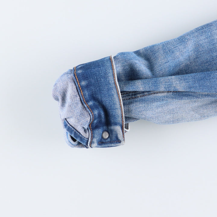 80'S Wrangler Black Tag Denim Jacket, G-Jean, Made in USA, Men's M Size, Vintage /eaa521126