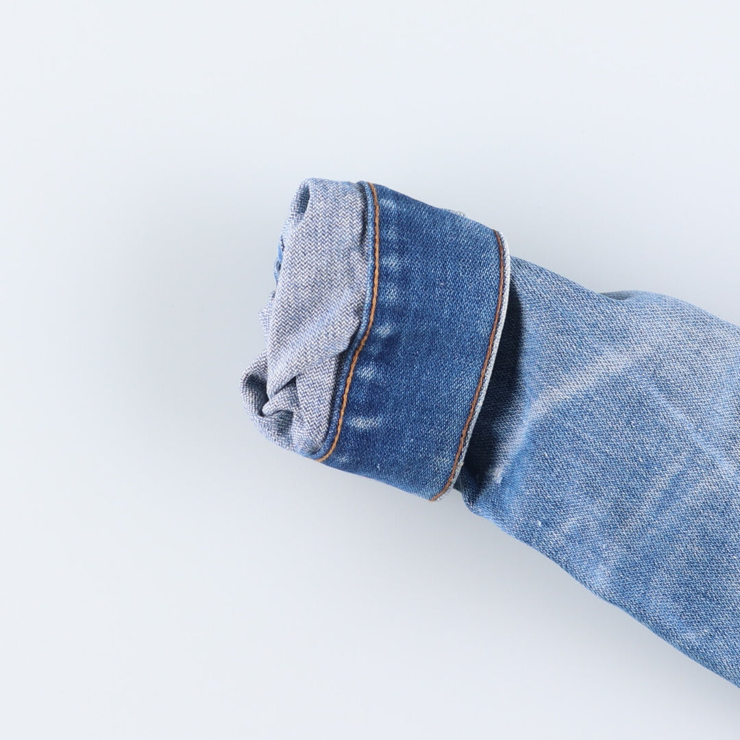 80'S Wrangler Black Tag Denim Jacket, G-Jean, Made in USA, Men's M Size, Vintage /eaa521126