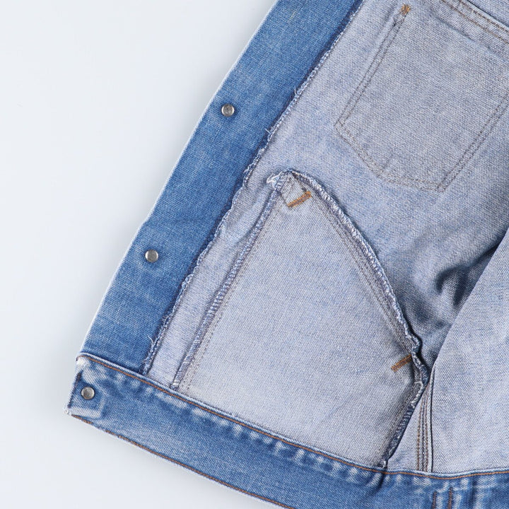 80'S Wrangler Black Tag Denim Jacket, G-Jean, Made in USA, Men's M Size, Vintage /eaa521126