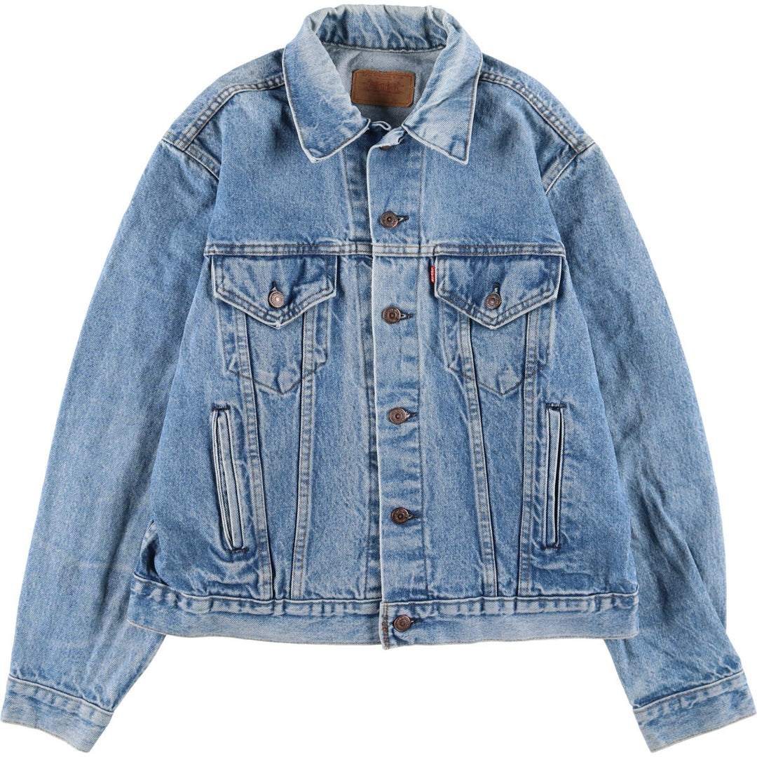 80'S Levi's denim jacket, denim jacket, made in USA, men's size L, vintage /eaa521129
