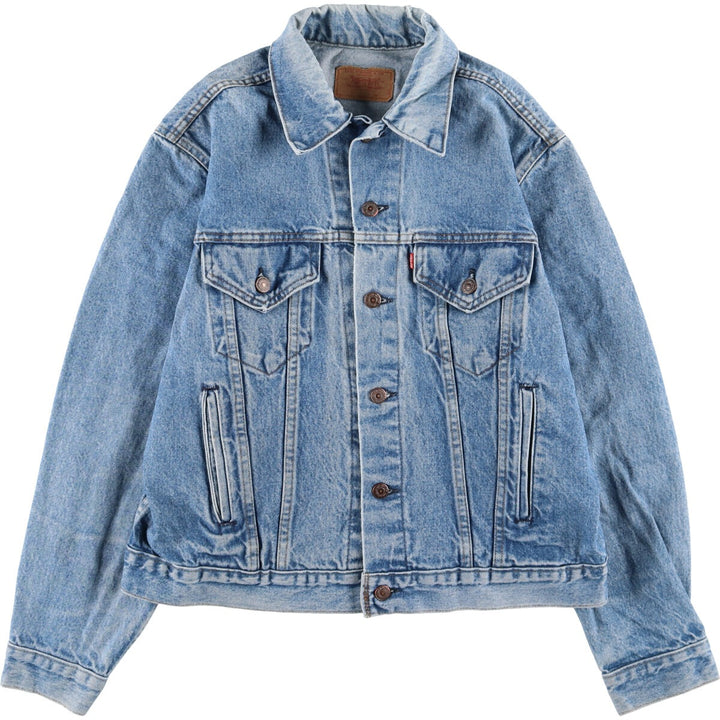80'S Levi's denim jacket, denim jacket, made in USA, men's size L, vintage /eaa521129