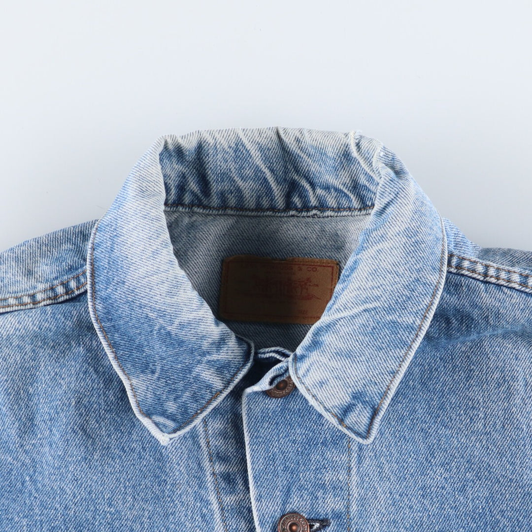 80'S Levi's denim jacket, denim jacket, made in USA, men's size L, vintage /eaa521129