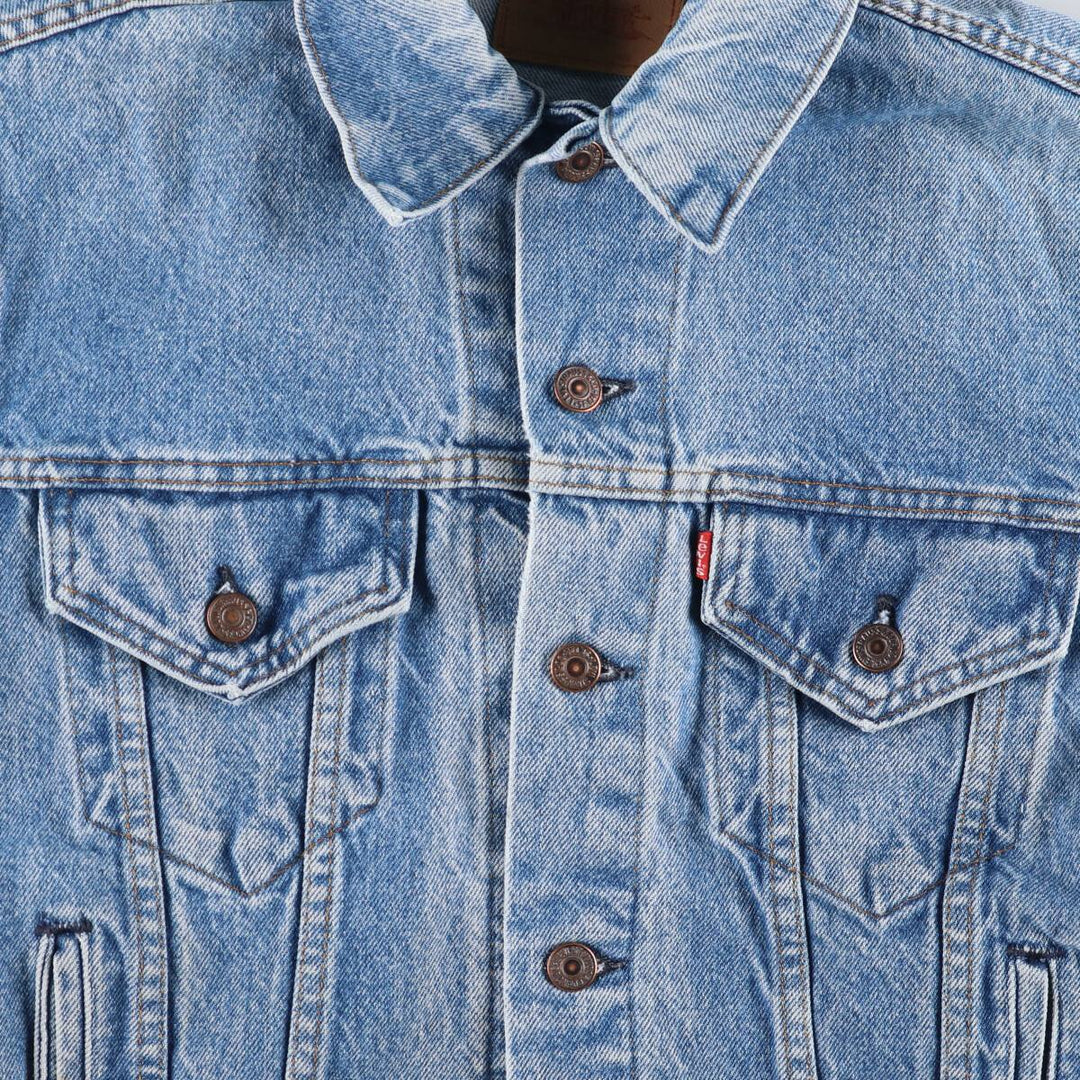 80'S Levi's denim jacket, denim jacket, made in USA, men's size L, vintage /eaa521129