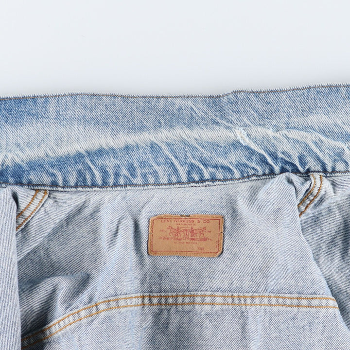 80'S Levi's denim jacket, denim jacket, made in USA, men's size L, vintage /eaa521129