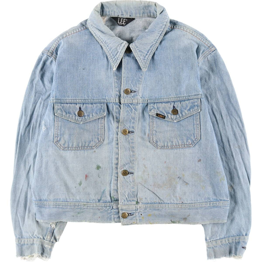 Vintage 70'S Lee denim jacket, made in the USA, size L for men / eaa521132