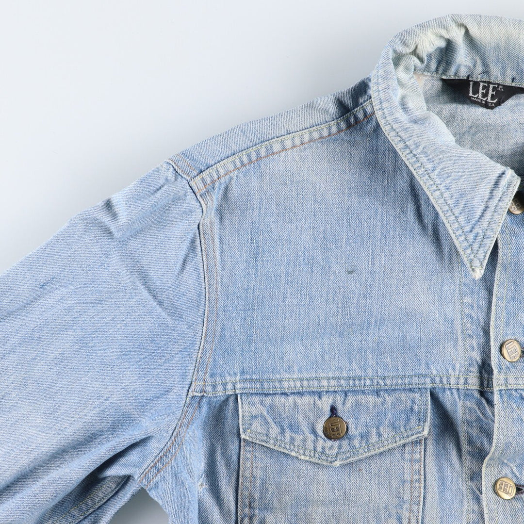 Vintage 70'S Lee denim jacket, made in the USA, size L for men / eaa521132
