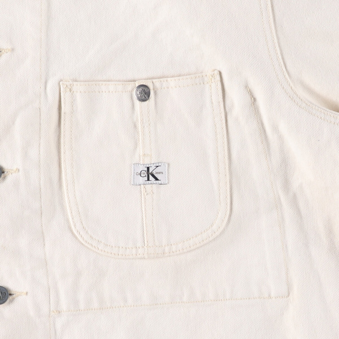 90s~00'S Calvin Klein JEANS denim coveralls men's XL size vintage /eaa521134