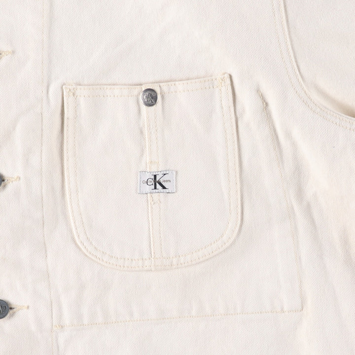 90s~00'S Calvin Klein JEANS denim coveralls men's XL size vintage /eaa521134