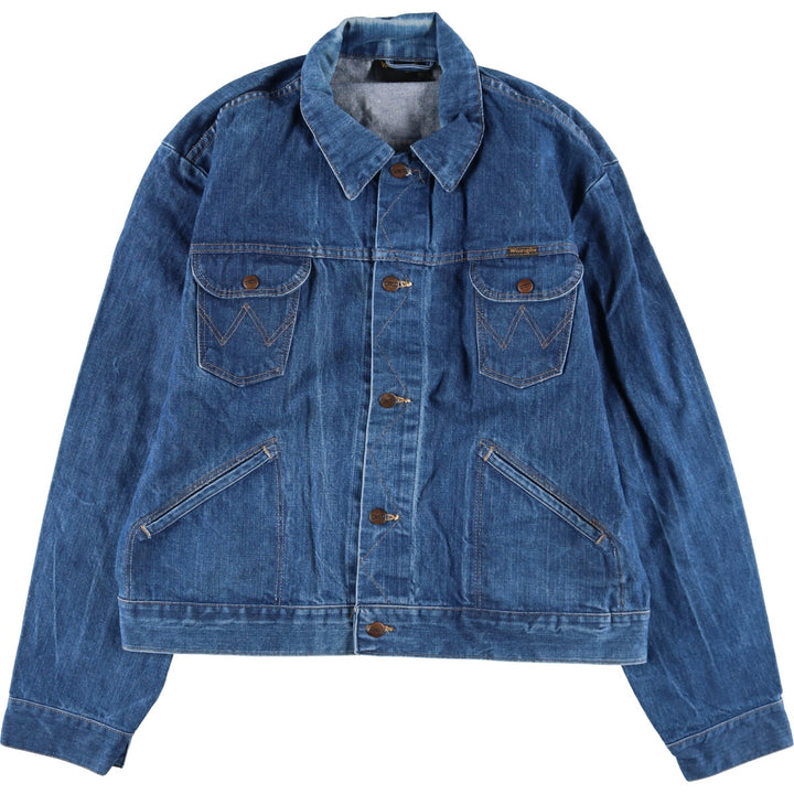 70s~80'S Wrangler Denim Jacket, G-Jean, Men's, XXL, Vintage / eaa521136