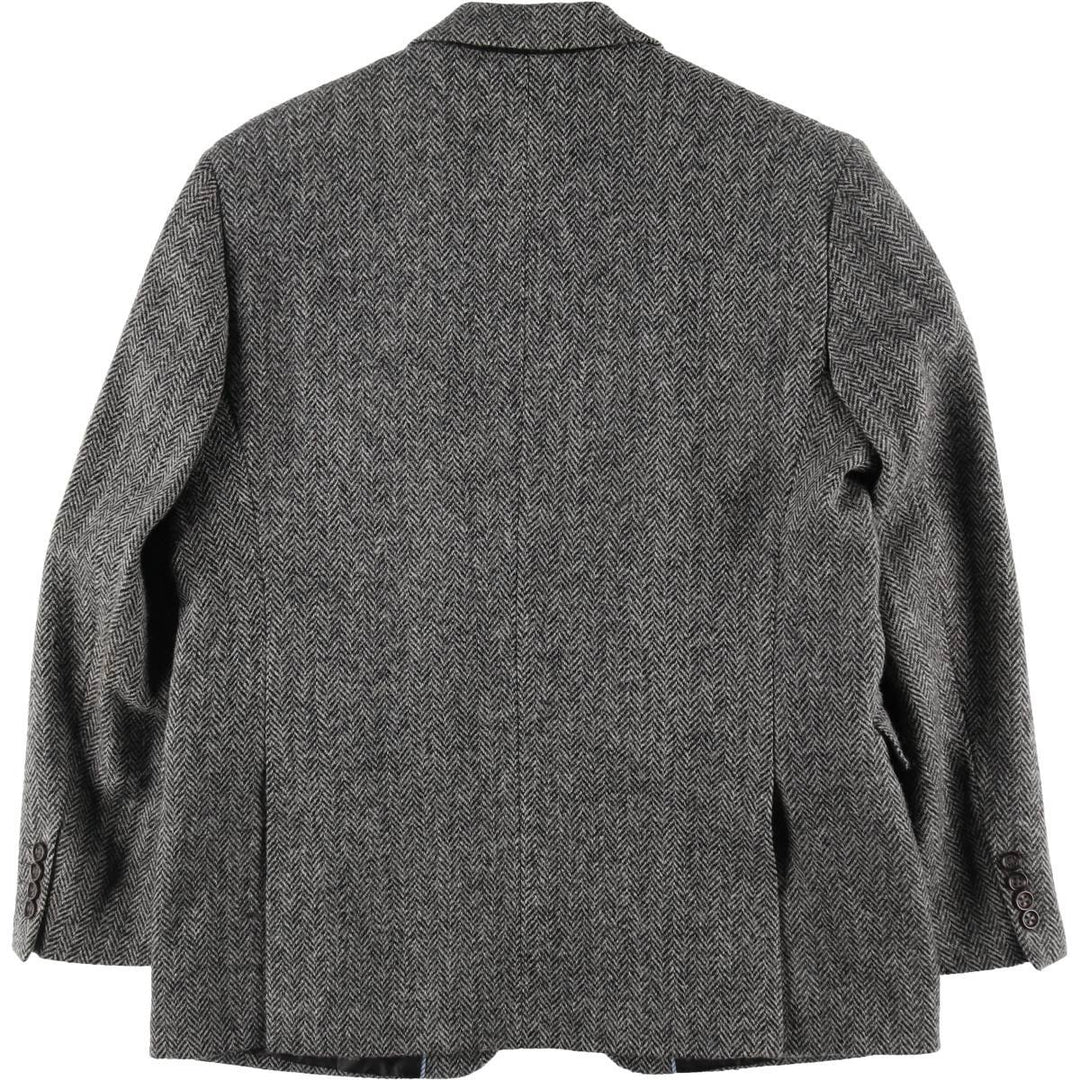 STAFFORD Harris Tweed Herringbone Wool Tailored Jacket Men's L size /eaa521138