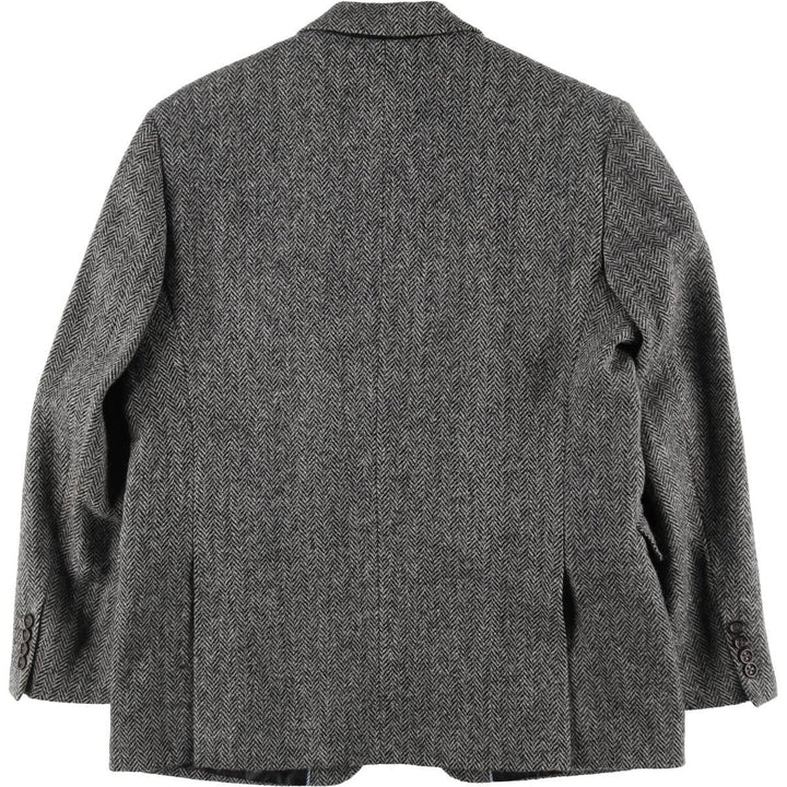 STAFFORD Harris Tweed Herringbone Wool Tailored Jacket Men's L size /eaa521138
