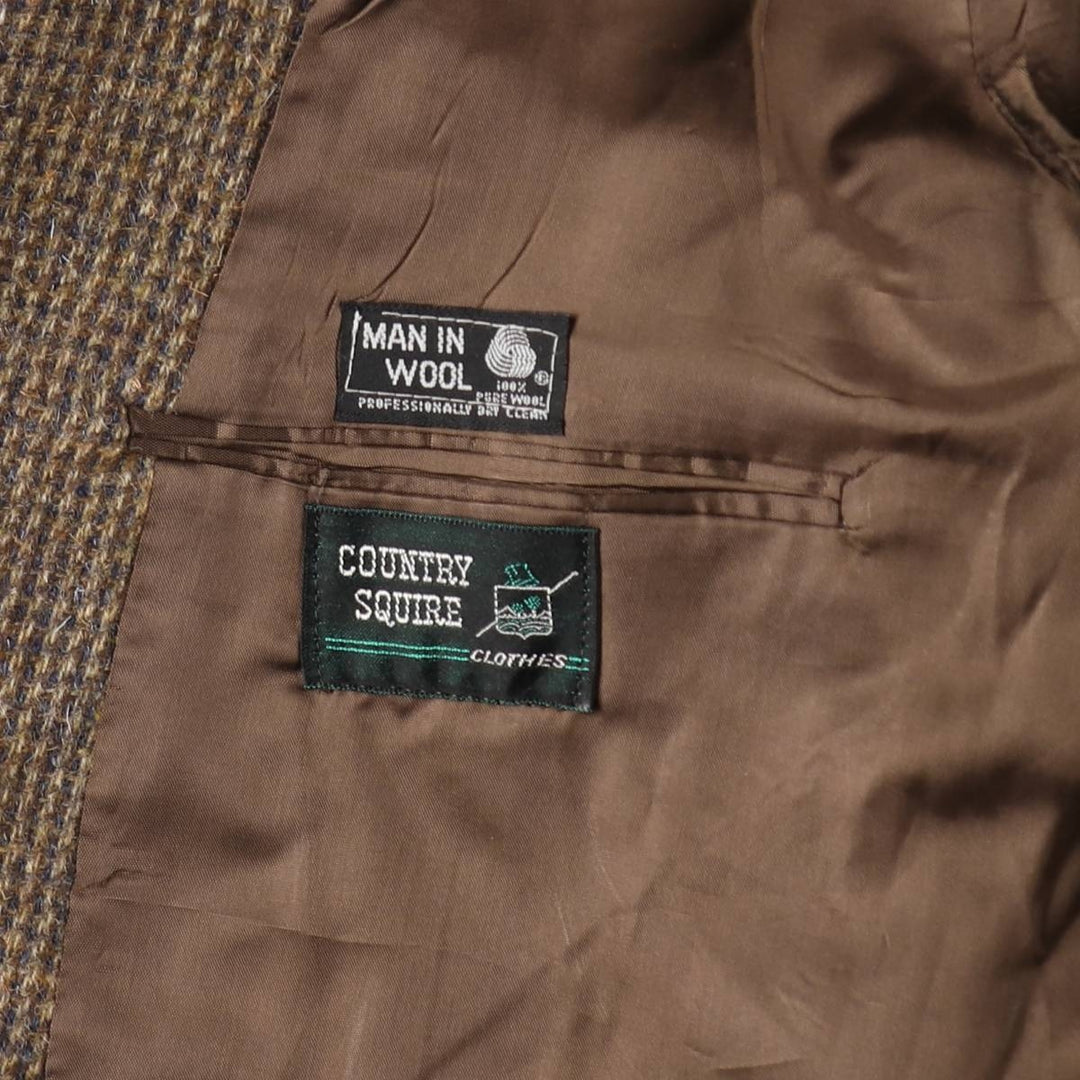 COUNTRY SQUIRE CLOTHES Welshire Tweed Jacket Made in USA Men's M size /eaa521139